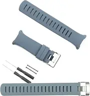 [BMGHXFAR] Watch Accessories Silicone Strap Men's Pin Buckle Fit For Suunto D4 D4i novo Outdoor Sports Diving Rubber Strap Lady watch band