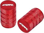 jininghaibo Motorcycle Tire Valve Air Port Stem Cover Cap Plug CNC Accessories Compatible with CBR CBR125 250 250R CBR600 F2 F3 F4 F4i(Red)