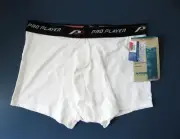 X158 Pro Player New Performance White Logo Sport Waistband Contour Pouch Trunk L