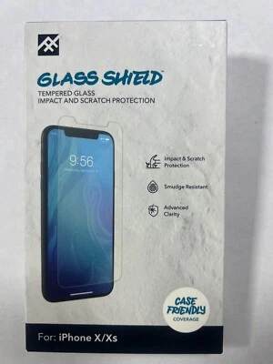 iFrogz - Apple iPhone X/XS Glass Shield Screen Protector - Clear