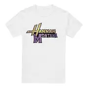 CAMPROCK Camp Rock Mens Hannah Montana Logo T-Shirt White L