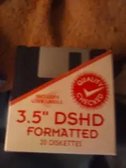 generic BLACK 3.5" FLOPPY BLANK DISKS DS/HD 1.44MB