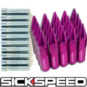 20 PC PINK SPIKED LUG NUTS CONVERSION ADAPTER KIT 12X1.5 TO 12X1.5 FOR WHEELS