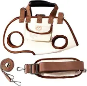 Dog Purse - Pet Carrier for Small Medium Cats Dogs | Horizontal Pet Carrier for Going Out | Portable Ergonomic Pet Storage with Comfortable Carrying Design for Travel Outing and Everyday Use