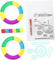 Scratch Painting Cards 1 Set of Creative Drawing Ruler Non-Toxic Safe for Boys and Girls for Family Craft Time