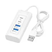 USB Charging Dock With Four Outputs Including Double USB And Type C For