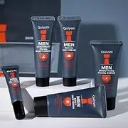 Mens Skin Care Set& Kit, Skin Care for Men, Birthday Gifts for Men, Face Wash Kit for Fines Lines& Wrinkles- Hydrating & Moisturizing Face Care Routine for Mens All Skin Types
