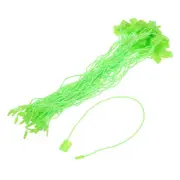 500Pcs Nylon Hang Tag String 6.7Inch Snap Lock Pins Loop Price Tag Green