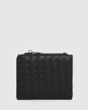 Black Weave Han Mini Wallet