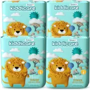 Kiddicare Deluxe Junior Baby Nappies, Size 6 (16+kg), 112-Count, Pack of 4, U...