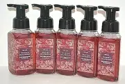 5 BATH & BODY WORKS WHITE BARN FROSTED CRANBERRY GENTLE FOAMING HAND SOAP WASH