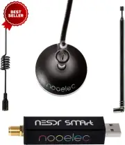 RTL-SDR V5 Bundle NESDR Smart HF/VHF/UHF Software Defined Radio w 3 Antennas & A