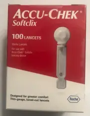Accu-Chek softclix 100 Lancets New unopened Box