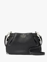 Dumpling Pebbled Leather Crossbody