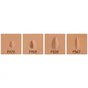 Pear Shader Smooth P972 P703 P208 P367 4-Piece Leather Stamp Set