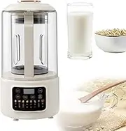600w Nut Milk Maker Machine, 1.5L Automatic Soy Machine with Noise-Insulating Cover and 12 Hours Timer, Easy to Clean, for Homemade Almond, Oat