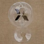 Glass Crookes Radiometer Spinning Vanes Office Light Mill Educational Study Tool