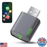 Wireless CarPlay Adapter for iPhone,2025 Upgraded Wired to Wireless Apple Car