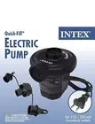 New Intex Black Quick Fill Portable Indoor Electric Air Pump 110- 120 AC