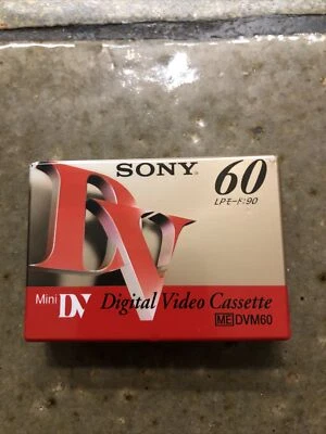 New DV Digital Video Cassette SONY DVM SP60 LP90 Japan 3x2 inch Mini DV
