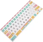 OSOLADY Keyboard Skin Protective Cover for Cartoon Unicorn Design Prevents Dust Debris Material Easy Typing Silent Use for Home Office