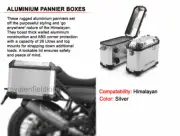 Royal Enfield Himalayan Aluminium Panniers Silver Genuine Box Packed Genuine (for: Royal Enfield)
