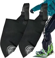 Acunny Ski Boot Covers for Warmth, Insulated Ski Boot Covers, Thickened Boot Covers for Snowy Days - Insulated Ski Accessories, Winter Sports Accessories, Boot Protector for Skiers for Adults, black,