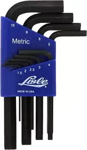 Lisle 42300 Metrix Hex Key Set