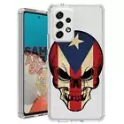 For Samsung Galaxy A23 5g A52 A53 TPU Case Cover+Glass(PR Flag Skull)
