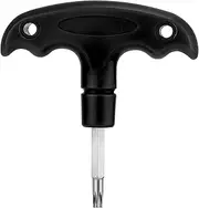 [XIHIRCD] Golf Driver Tool, Adjustable Golf Tool with Plastic Handle, Ggolf Driver Torque Wrench, Metal Portable Driver Key Golf for Golf Club Driver (Black)