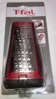 T-fal 84039 Ingenio Multi Grater, Stainless Steel, Red- Black