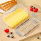 with Spoon Butter Slicer Box with Cutting Net Cheese Container Refrigerator