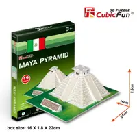 在飛比找樂天市場購物網優惠-[樂立方3D立體拼圖]迷你建築系列-迷你墨西哥瑪雅金字塔(S