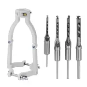 Square Hole Drill Bit Adapter Drill Bit Fixing Bracket Professional Attachment Joint Mortiser Bit for Woodworking Tools