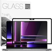 Removable Tempered Glass Screen Protector for MacBook Pro 14.2" 2023 (M3/ M3 Pro/ M3 Max /M2 Pro/M2 Max/M1 Pro/M1 Max), 14’’ Screen Film Anti Scratch