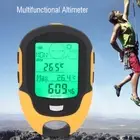 FR500 Multifunctional Car Altimeter Barometer Thermometer Hygrometer Compass AS