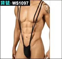 在飛比找Yahoo!奇摩拍賣優惠-私衣坊=新款男士全棉吊帶褲男士性感吊帶褲 貨號: WS109