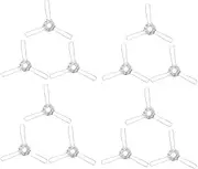 ANDRESLAD DIY Lighting Accessory Set 24pcs Lampshade Spring Clip Metal Fixing Clips 3 Forks Bulb Adapter Fork for Home Decor