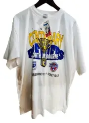 Vintage AFL Centenary Premiers North Melbourne Grand Final 1996 T-Shirt With Tag