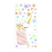 Star Unicorn Wall Stickers Removable Wall Decals DIY Wall Decor for Living Room