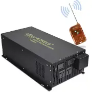 10000Watt Pure Sine Wave Inverter 12V to 230V 240V Solar Converter Remote Switch