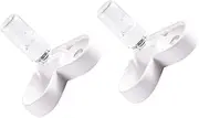 2Pcs Corner Shape Pet Feeder with Automatic Water Dispenser Double Bowl and Cats Easy to Clean Slip Base Durable Material for Home Use