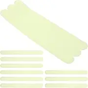 48Pcs Glow Dark Slip Stair Tapes Self Adhesive Non Skid Strips for Indoor Outdoor Steps Practical Safety for Stairs Ramps
