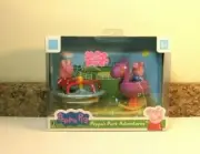 Peppa Pig Peppa's Park Adventure Playset With Figures NEW