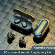 Y30 Bluetooth 5.0 Wireless Stereo Earphone Earbuds Noise Canceling In-Ear S2D9