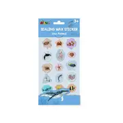 10pc Avenir Sealing Wax Stickers DIY Crafts Peel & Stick Sea Animal Kids 3y+