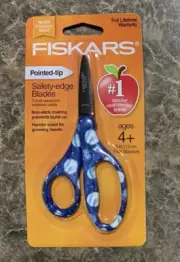 Fiskars SPACE / PLANET Design Kids School Scissors Pointed Tip Safety Edge NEW!