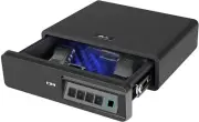 Biometric Fingerprint Safe Slide-Away Handgun Safe for Two Pistols Storage Sa...