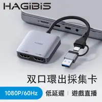 在飛比找PChome24h購物優惠-HAGiBiS鋁合金Type-C+USB雙接頭高畫質视訊彩集