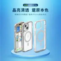 在飛比找momo購物網優惠-【Philips 飛利浦】iPhone 15系列 磁吸式透明